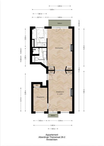 Alberdingk Thijmstraat 282, Amsterdam Lengers Housing